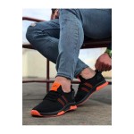 K&A  KA101 Siyah Turuncu Erkek Spor Ayakkabı
