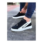 K&A  KA027 Siyah Beyaz No Limit Erkek Casual Ayakkabı
