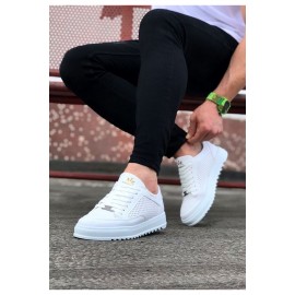 K&A  KA505 Beyaz Erkek Günlük Ayakkabı