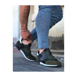 K&A  KA014 Haki Erkek Spor Ayakkabı