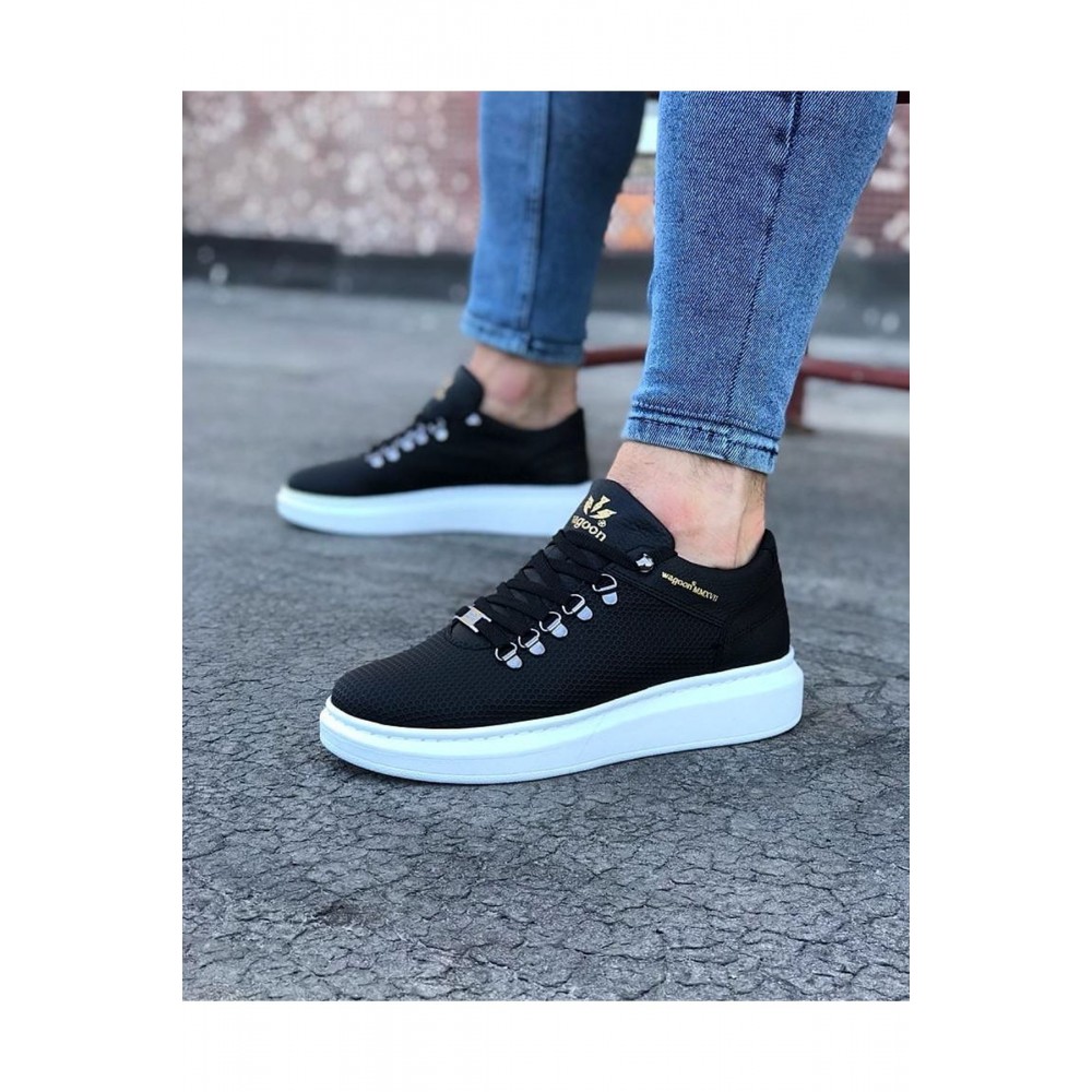 K&A  KA047 Siyah Erkek Casual Ayakkabı