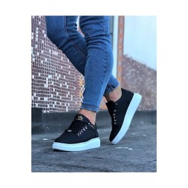 K&A  KA047 Siyah Erkek Casual Ayakkabı