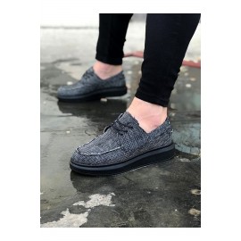 K&A  KA503 Gri Kömür Erkek Günlük Ayakkabı