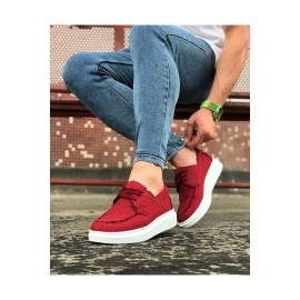 K&A  KA503 Bordo Erkek Günlük Ayakkabı