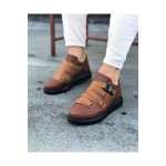 K&A  KA033  Taba Siyah Erkek Yüksek Taban  Ayakkabı