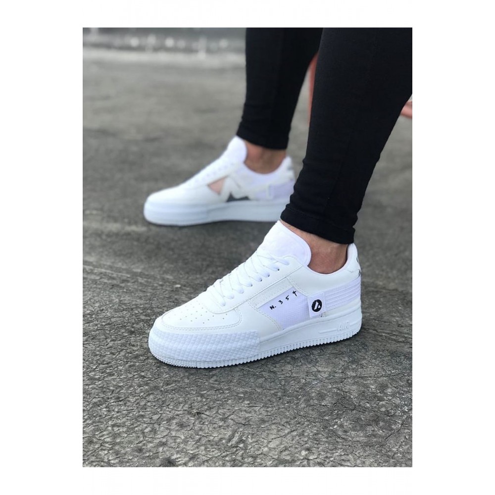 K&A  KA201 Beyaz Erkek Günlük Ayakkabı