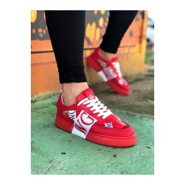 K&A  KA202 Kırmızı Erkek Günlük Ayakkabı