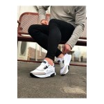 K&A  KA204 Beyaz Siyah Erkek Spor Ayakkabı