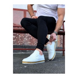K&A  KA013 Beyaz Erkek Ayakkabı