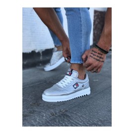 K&A  KA206 Gümüş Erkek Günlük Ayakkabı