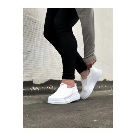 K&A  KA049 Beyaz Düz Casual Erkek Ayakkabı