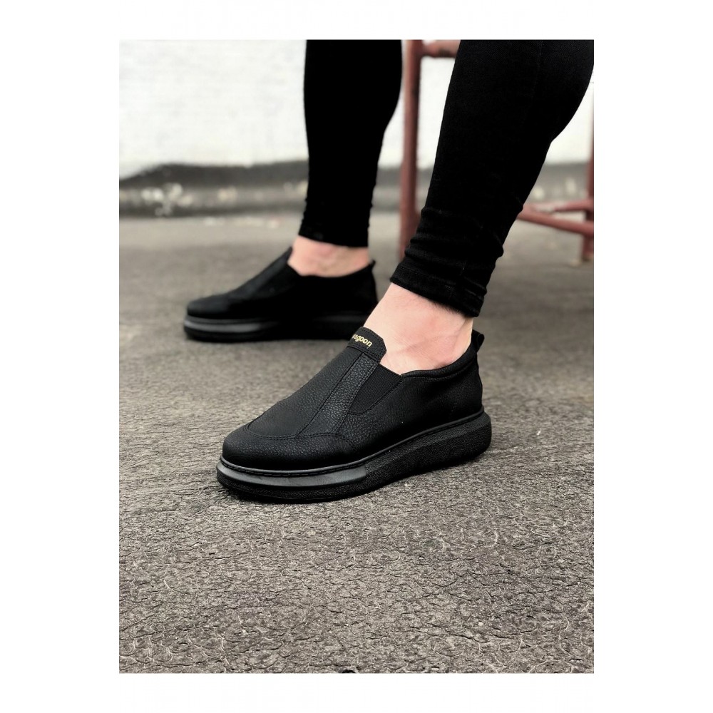 K&A  KA049 Kömür Düz Casual Erkek Ayakkabı