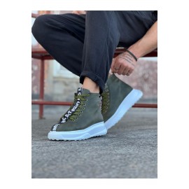 K&A  KA03 Haki Erkek Yarım Bilek Bot