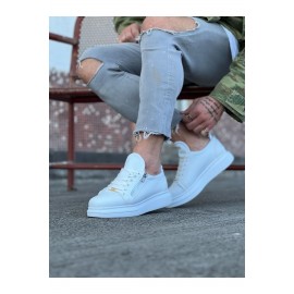 K&A  KA504 Beyaz Erkek Günlük Ayakkabı