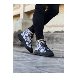 K&A  KA017 Acık Askeri Erkek Yarım Bilek Casual Ayakkabı