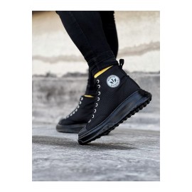 K&A  KA017 Kömür Erkek Yarım Bilek Casual Ayakkabı