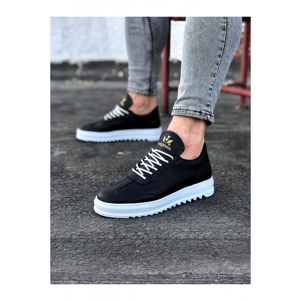 K&A  KA022 Siyah Erkek Casual Ayakkabı