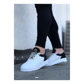 K&A  KA022 Beyaz Siyah Erkek Casual Ayakkabı
