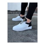 K&A  KA022 Beyaz Siyah Erkek Casual Ayakkabı