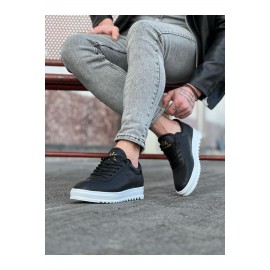 K&A  KA021 Siyah Erkek Casual Ayakkabı