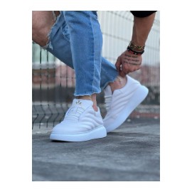 K&A  KA094 Beyaz Cilt Erkek Casual Ayakkabı