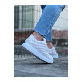 K&A  KA094 Beyaz Cilt Erkek Casual Ayakkabı