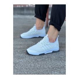 K&A  KA103 Beyaz Triko Erkek Spor Ayakkabı