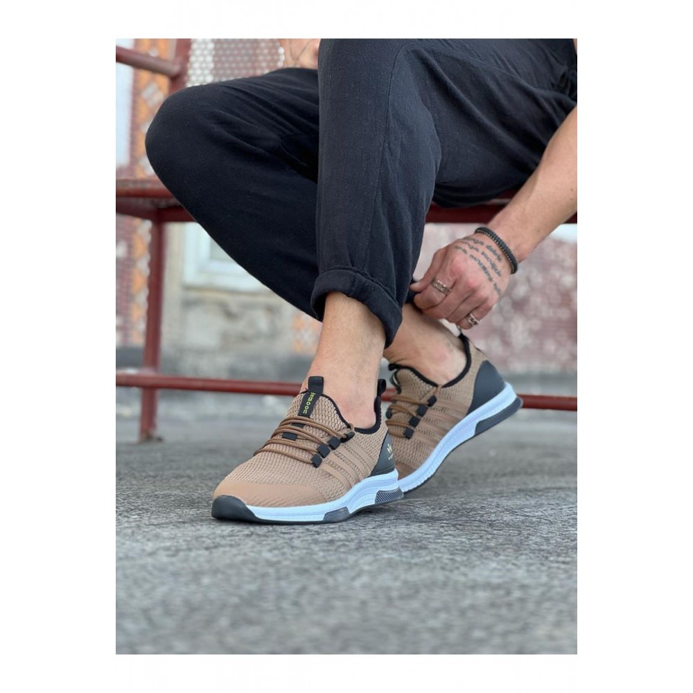 K&A  KA103 Taba Triko Erkek Spor Ayakkabı