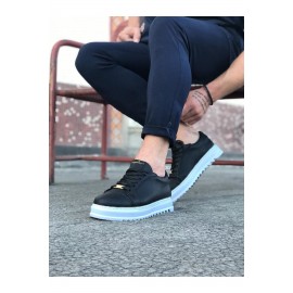 K&A  KA025 Siyah Erkek Casual Ayakkabı