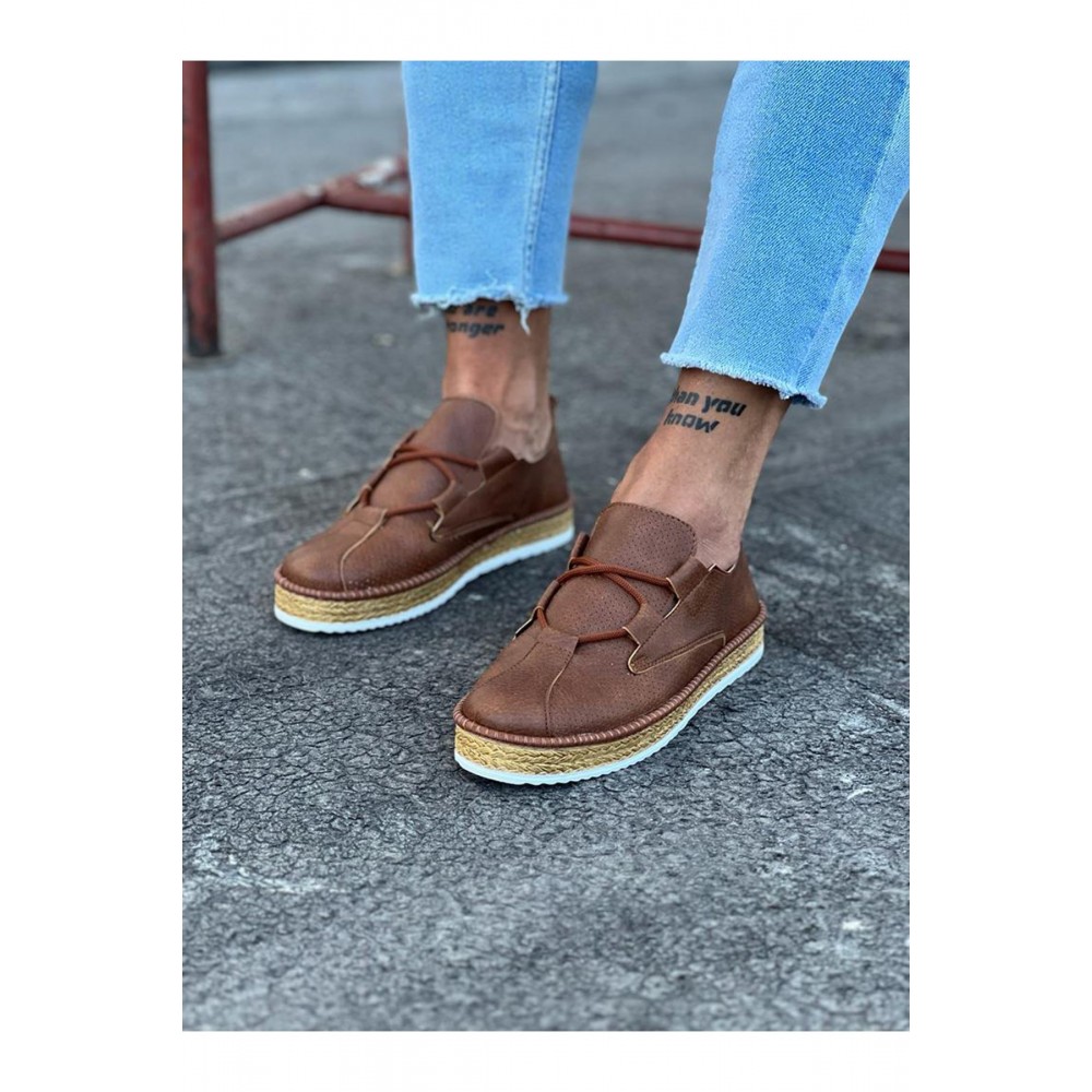 K&A  KA015 Taba Erkek Casual Ayakkabı