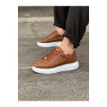 K&A  KA028 Taba Bağcıklı Kalın Taban Casual Erkek Ayakkabı