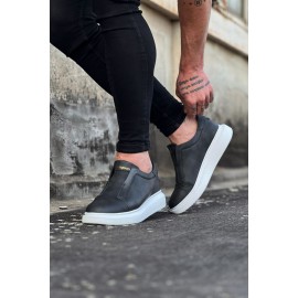 K&A  KA023 Gri Günlük Casual Erkek Ayakkabı