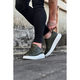 K&A  KA023 Haki Günlük Casual Erkek Ayakkabı
