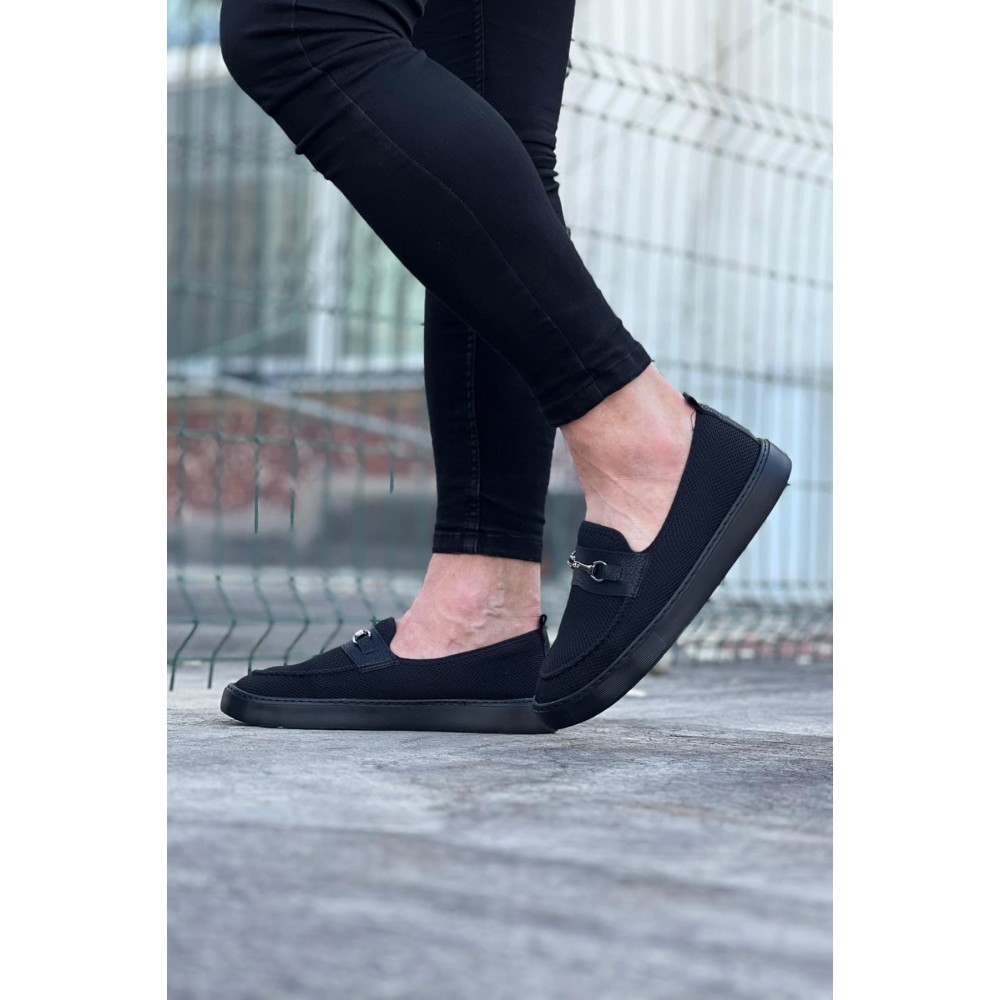 K&A  KA060 Kömür Triko Babet Erkek Casual Ayakkabı