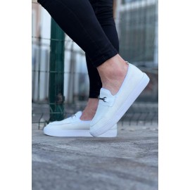 K&A  KA060 Beyaz Triko Babet Erkek Casual Ayakkabı