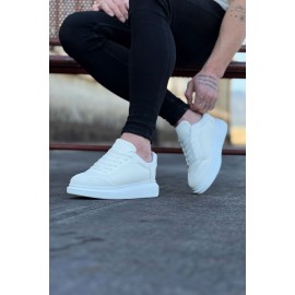 K&A  KA019 Beyaz Triko Erkek Casual Ayakkabı