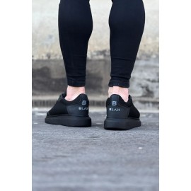 K&A  KA019 Kömür Triko Erkek Casual Ayakkabı