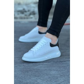 K&A  KA095 Beyaz Siyah Erkek Casual Ayakkabı
