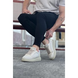 K&A  KA019 Bej Triko Erkek Casual Ayakkabı