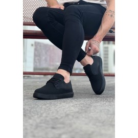 K&A  KA016 Kömür Triko Erkek Casual Ayakkabı
