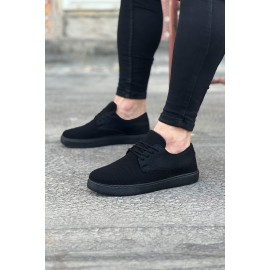 K&A  KA016 Kömür Triko Erkek Casual Ayakkabı