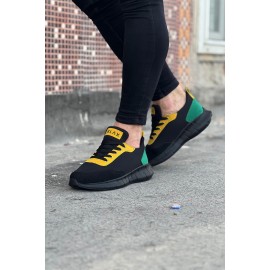 K&A  KA063 Kömür Füme Triko Erkek Spor Ayakkabı