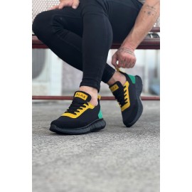 K&A  KA063 Kömür Füme Triko Erkek Spor Ayakkabı