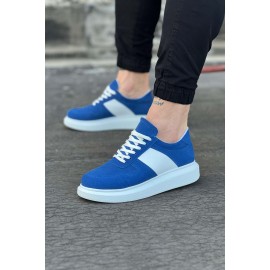 K&A  KA011 Mavi Süet Erkek Casual Ayakkabı