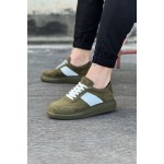 K&A  KA011 Haki Süet Erkek Casual Ayakkabı