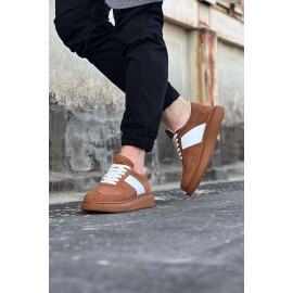K&A  KA011 Taba Süet Erkek Casual Ayakkabı