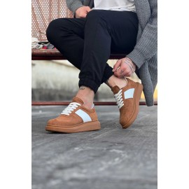 K&A  KA011 Taba Süet Erkek Casual Ayakkabı