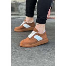 K&A  KA011 Taba Süet Erkek Casual Ayakkabı