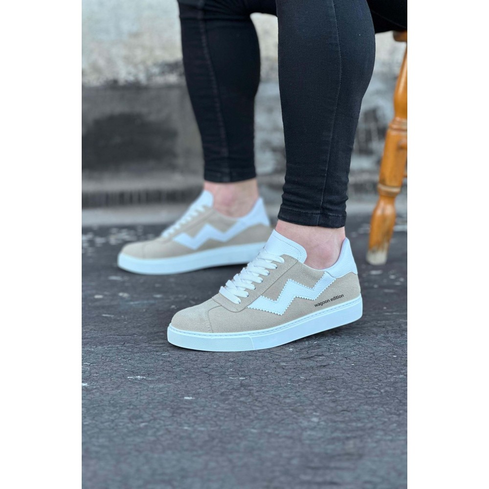 K&A  KA160 Bej Erkek Casual Ayakkabı