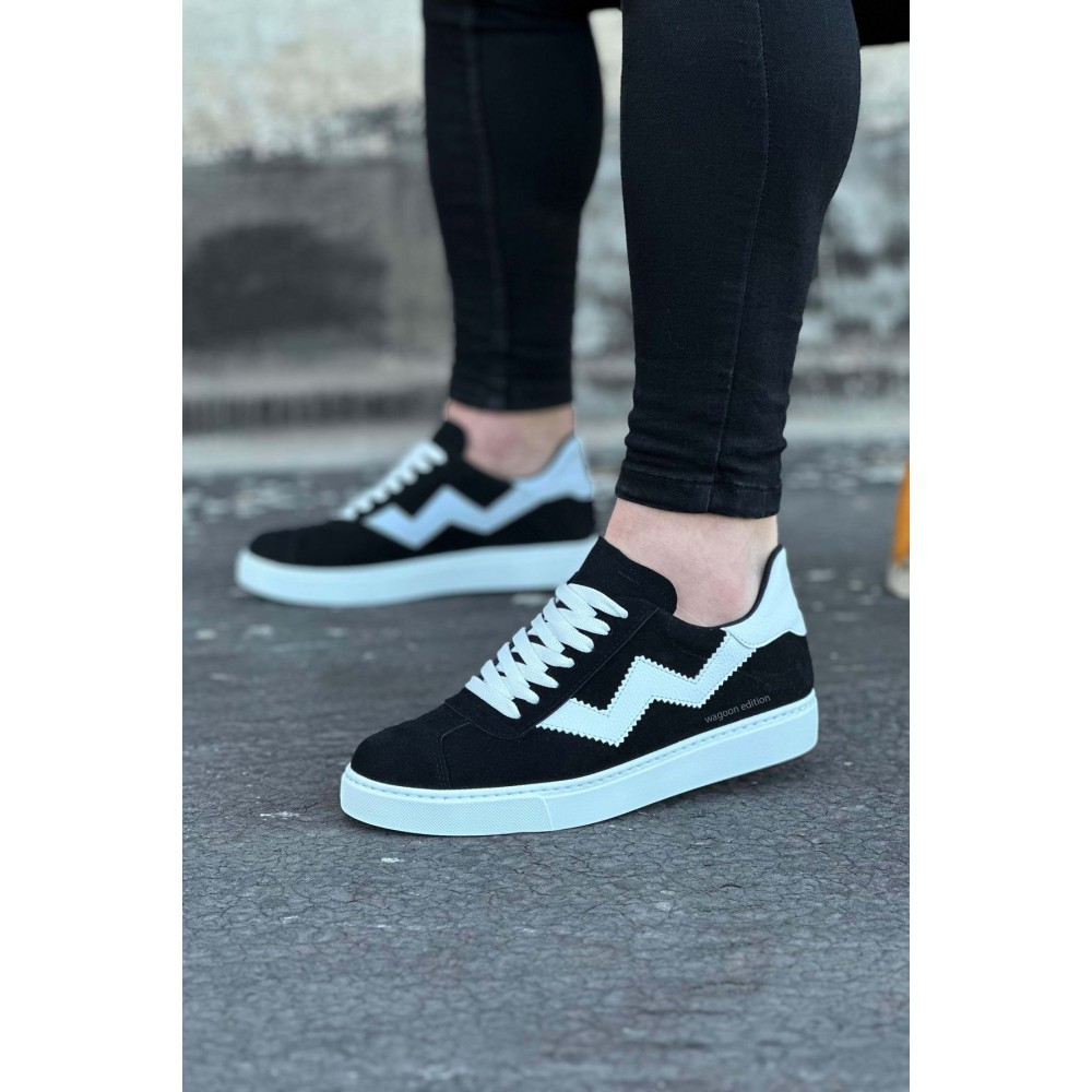 K&A  KA160 Siyah Erkek Casual Ayakkabı